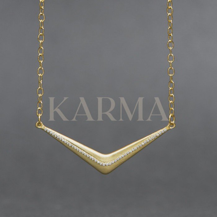 Gold Plated Sterling Silver Fancy Necklace